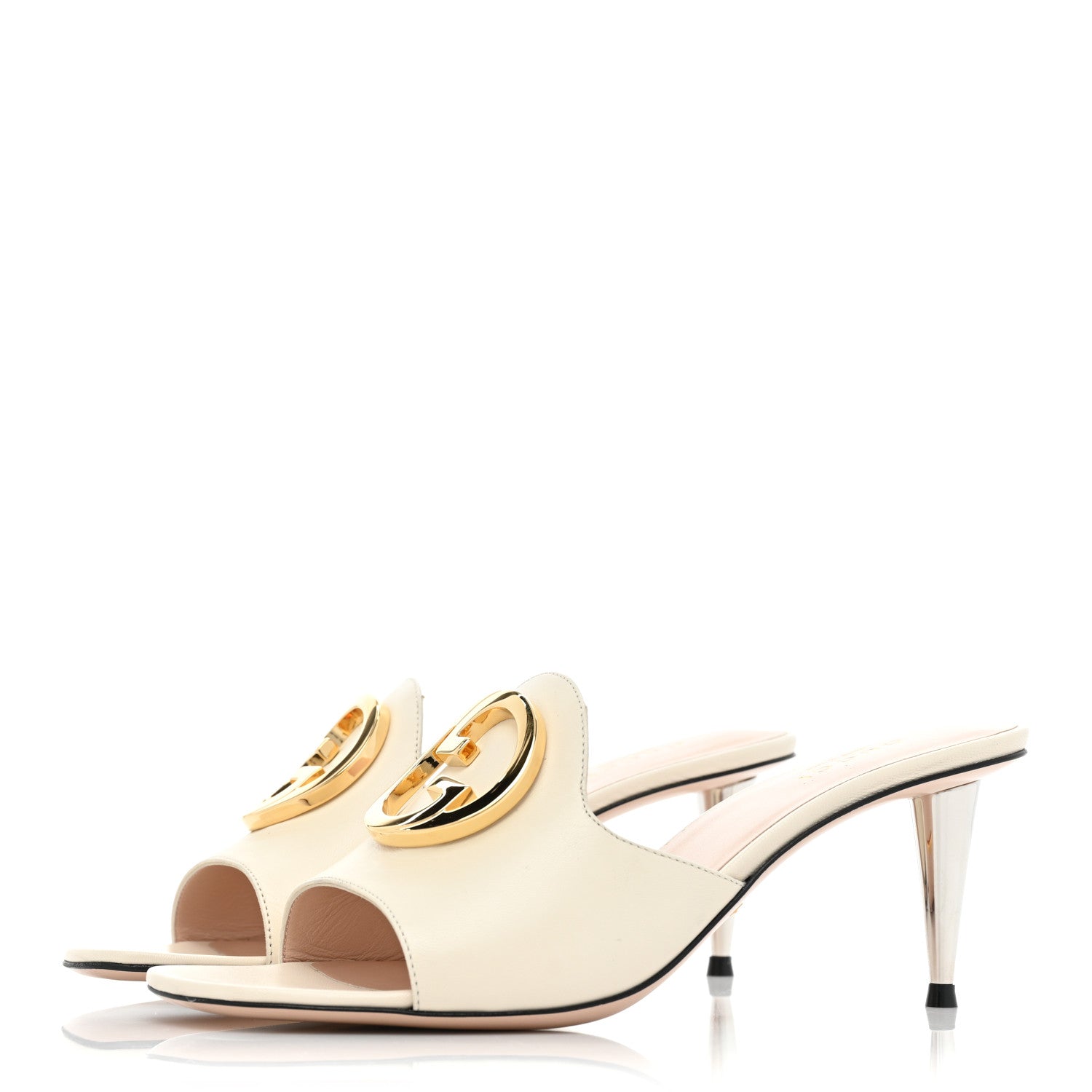 Gucci Malaga Kid Blondie 65mm Slide Sandals 36 Mystic White 3 of 12