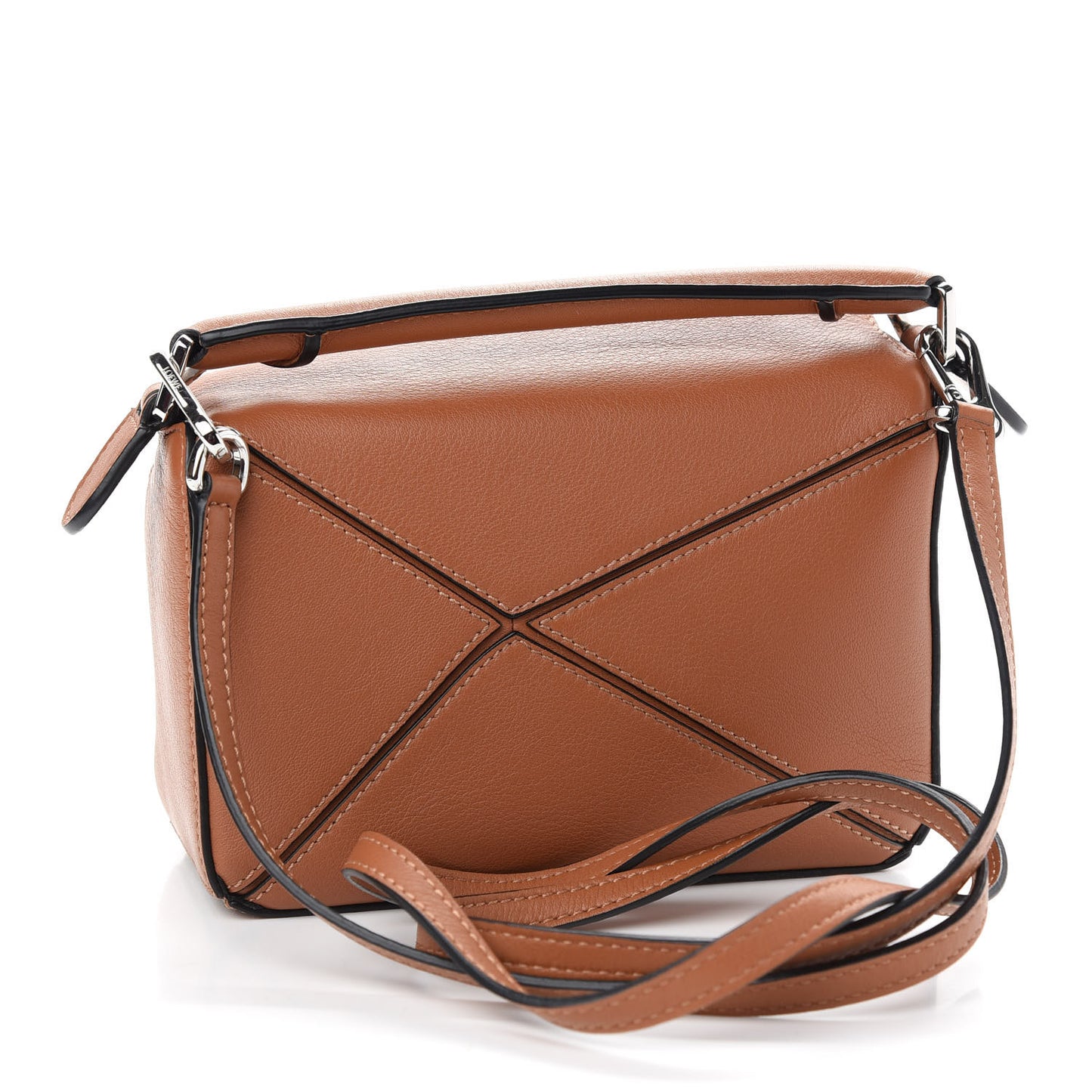 Calfskin Mini Puzzle Bag Tan