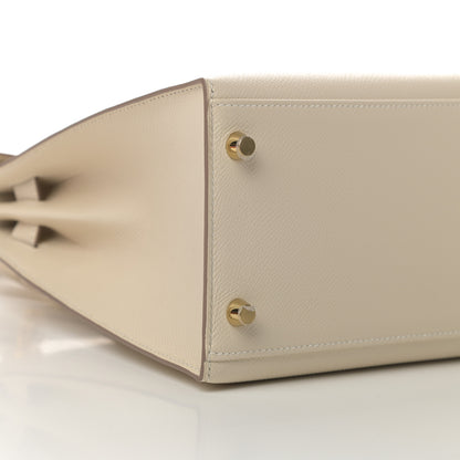 Hermes Epsom Kelly Sellier 28 Craie 9 of 11