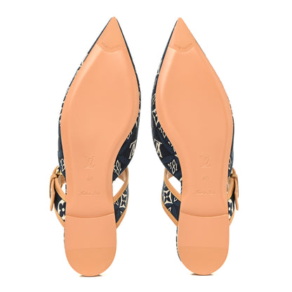 Louis Vuitton Since 1854 Sofia Flat Mule 40 Blue 6 of 9
