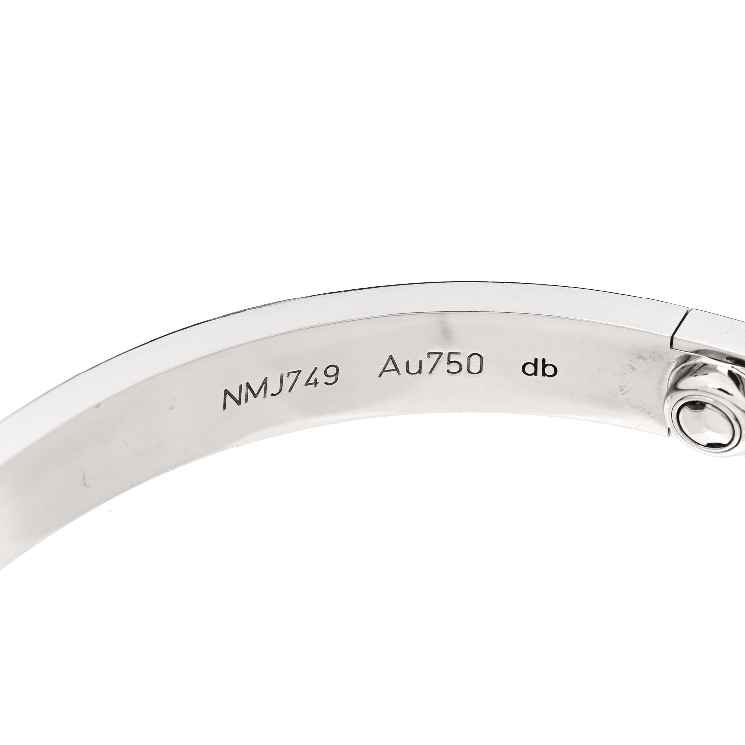 Cartier 18K White Gold LOVE Bracelet 19 5 of 7