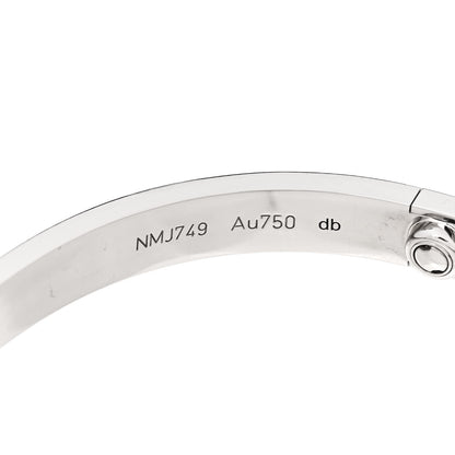Cartier 18K White Gold LOVE Bracelet 19 5 of 7