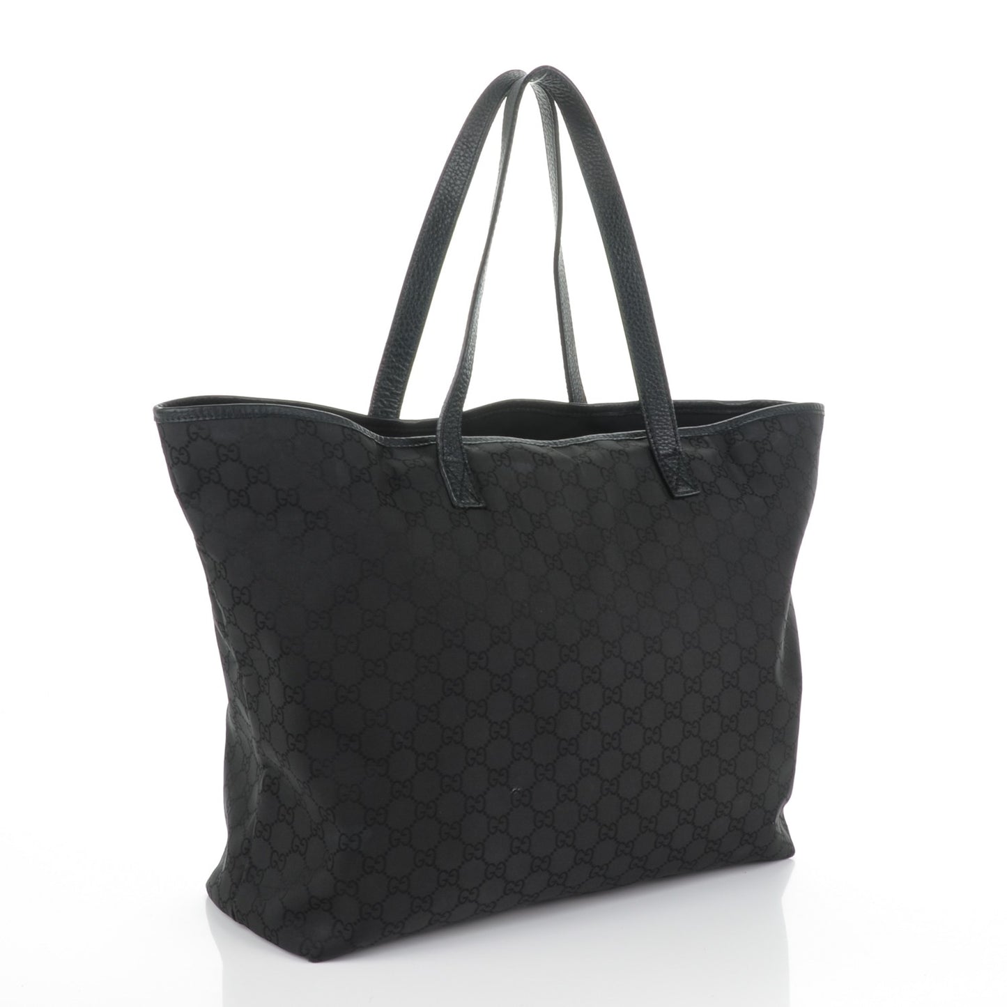 Nylon Monogram Large Tote Black