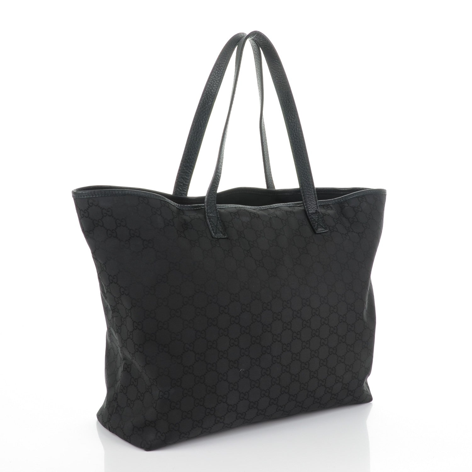 Gucci Nylon Monogram Large Tote Black 3 of 10