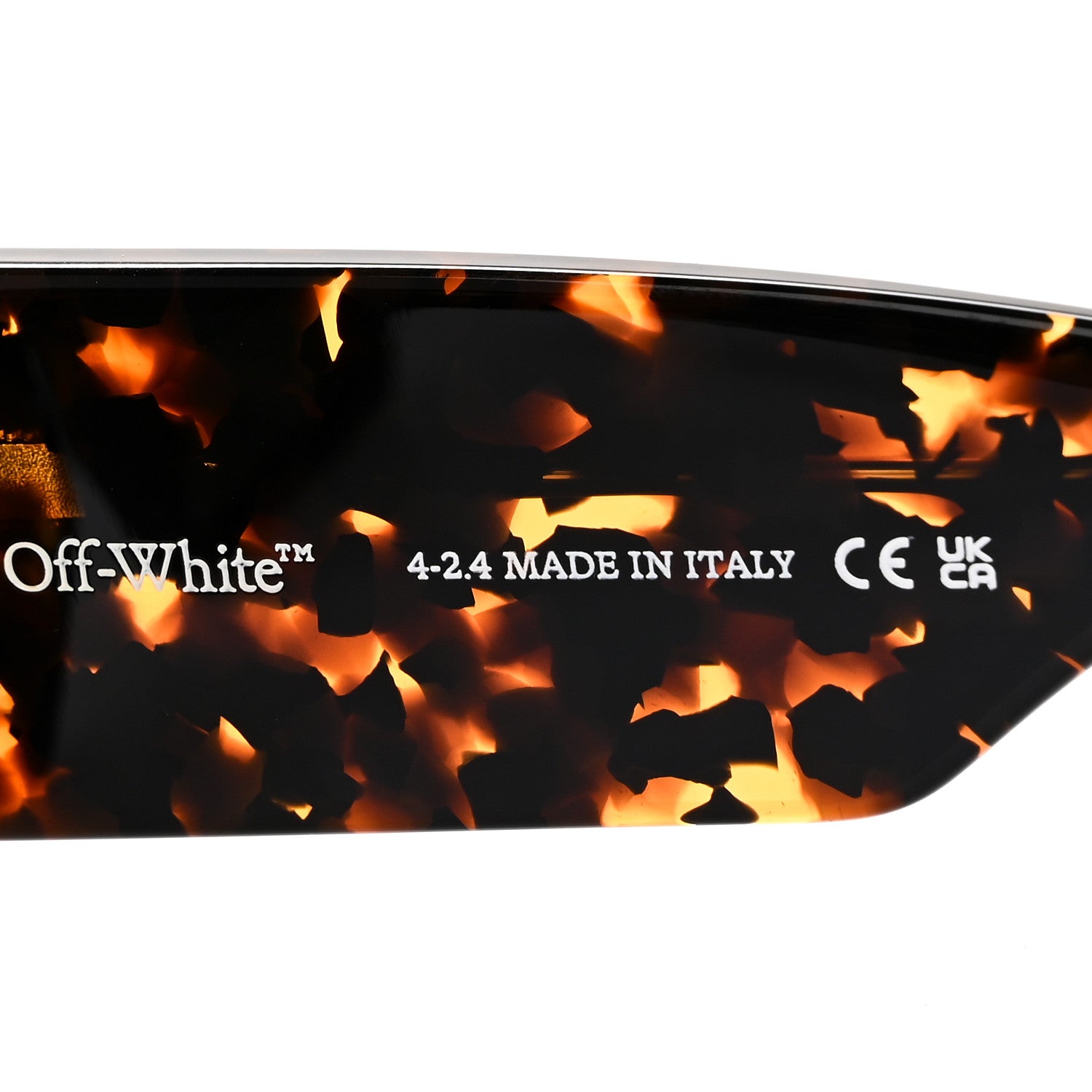 Off-White Acetate Dover Square Sunglasses OERI148 Havana Green 5 of 7
