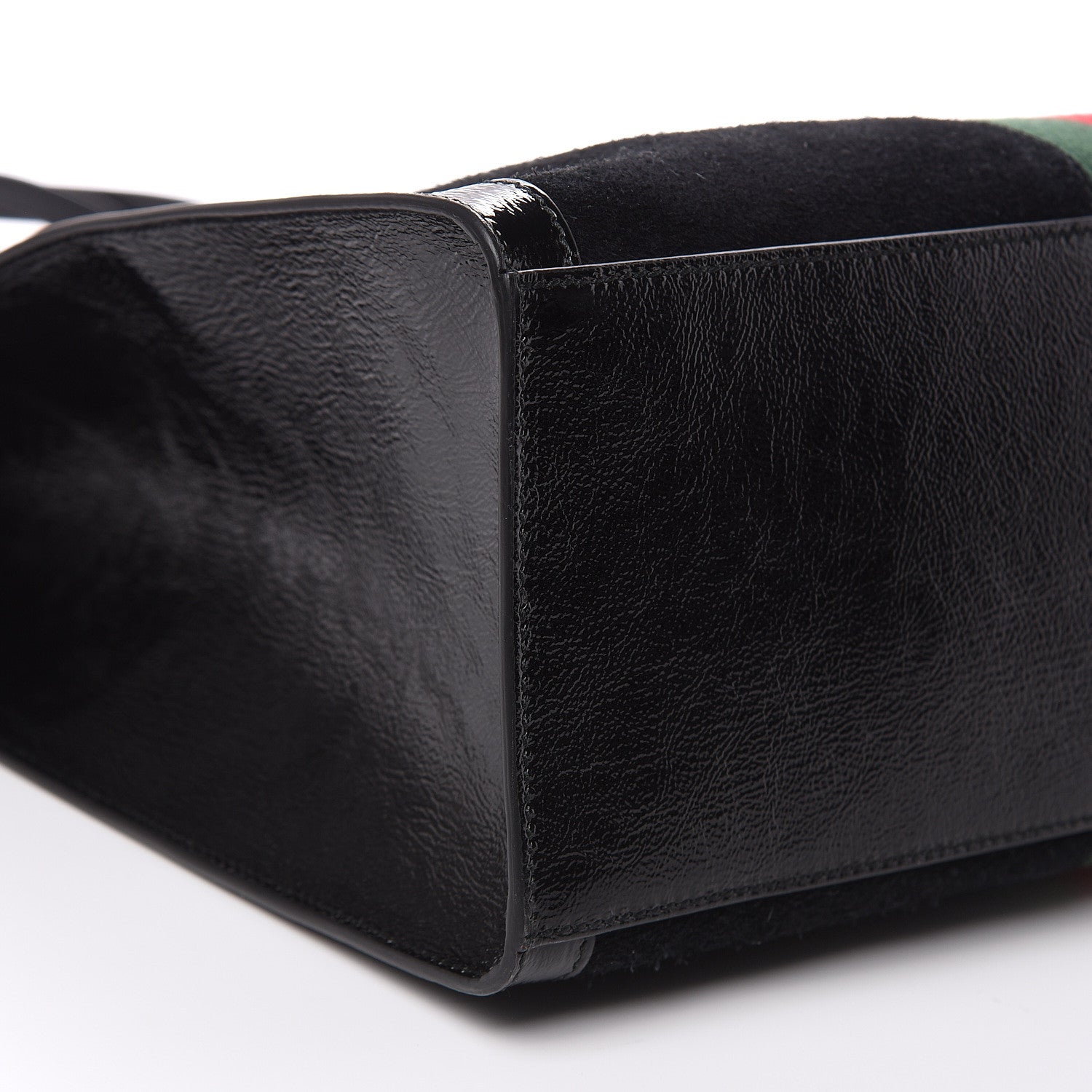 Gucci Suede Web Ophidia Vertical Tote Black 8 of 12
