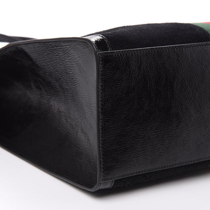 Gucci Suede Web Ophidia Vertical Tote Black 8 of 12