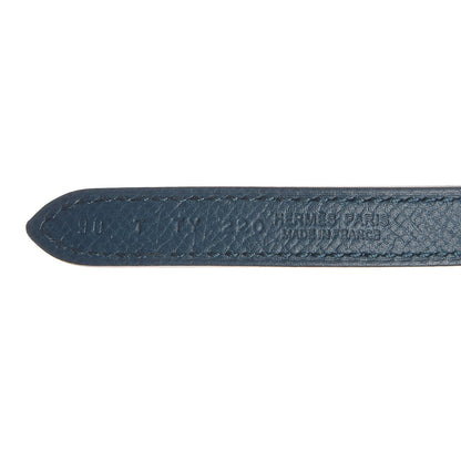 Hermes Epsom Swift 13mm Focus Belt 90 Bleu Atoll Colvert 6 of 8