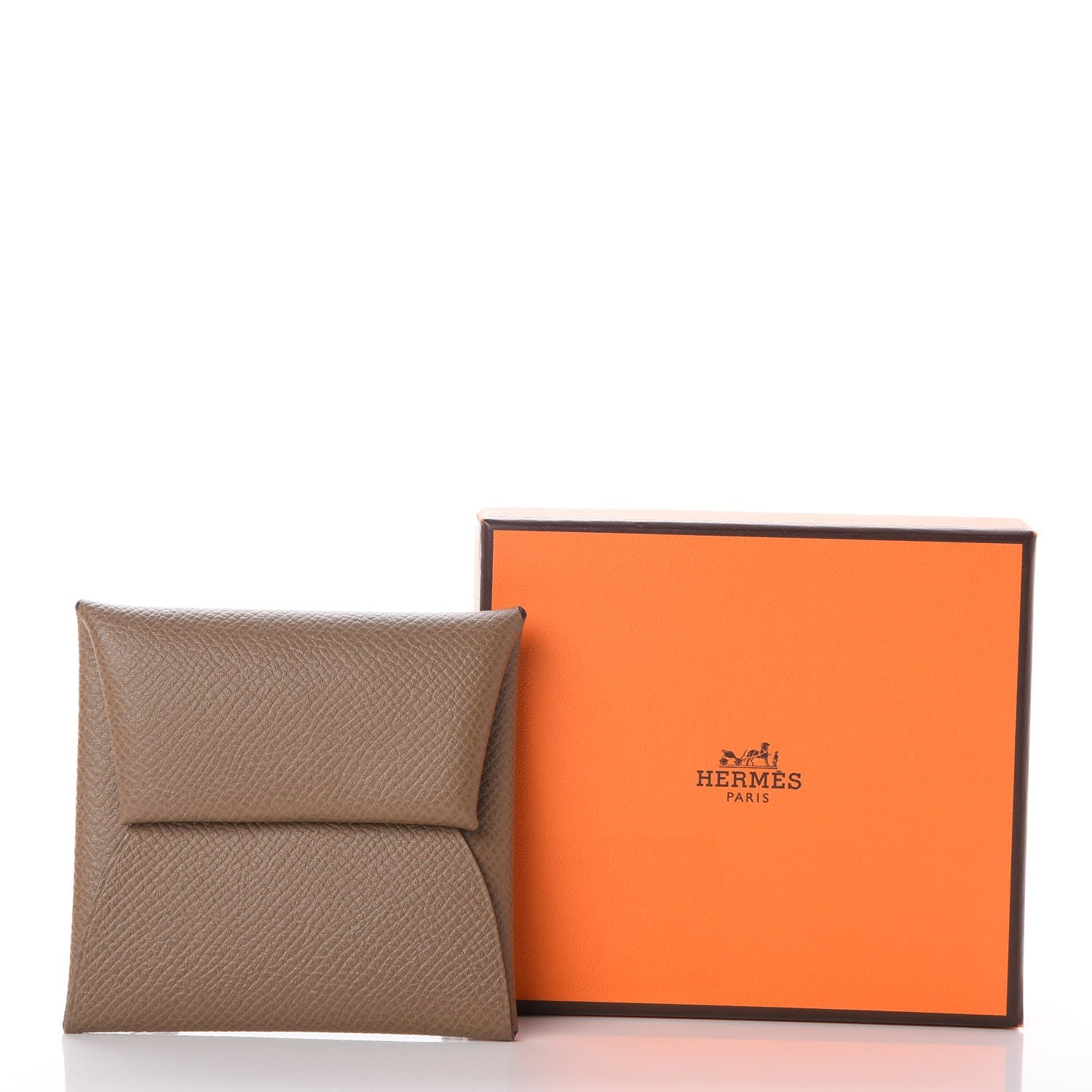 Hermes Epsom Bastia Coin Purse Etoupe 8 of 8