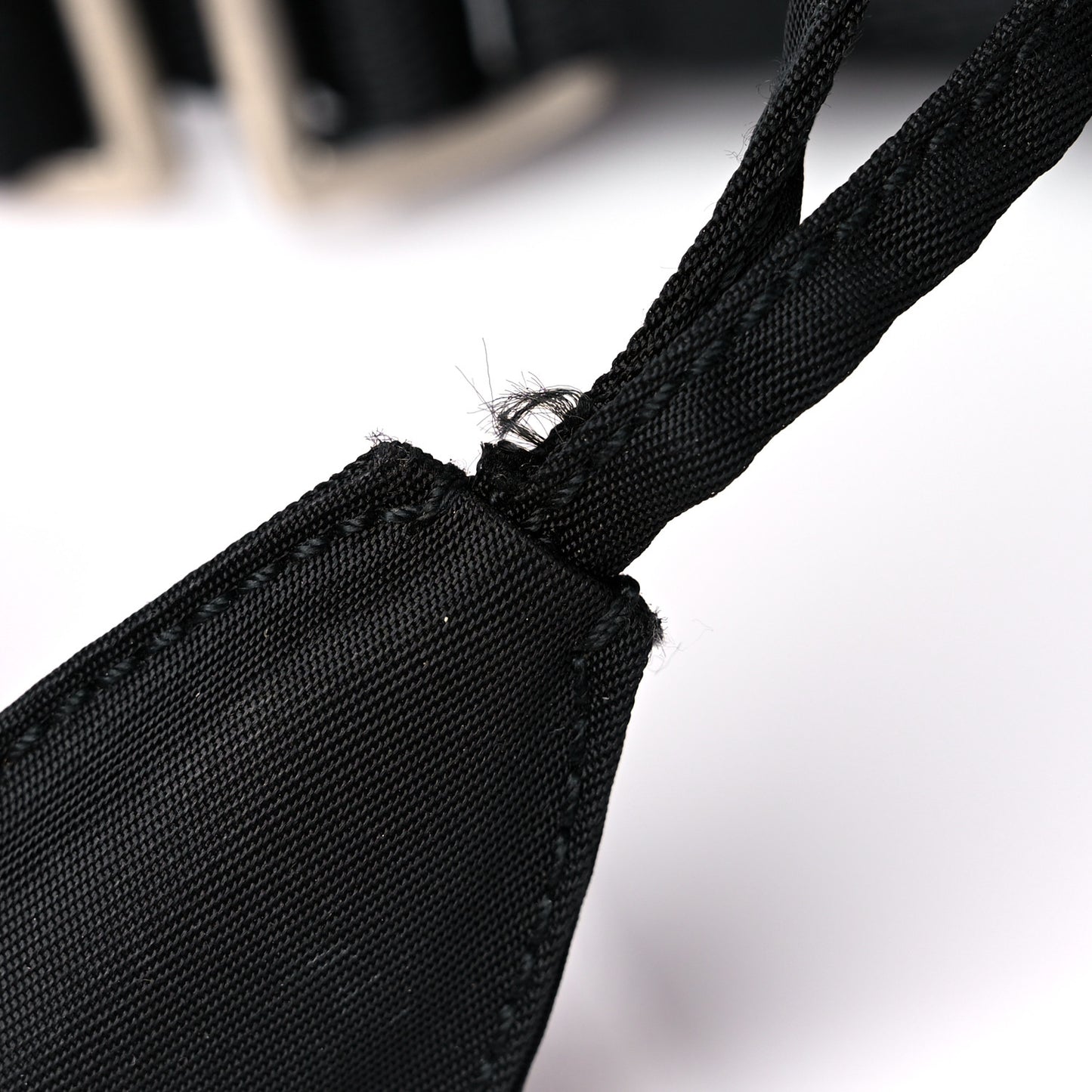 Tessuto Nylon Messenger Bag Black
