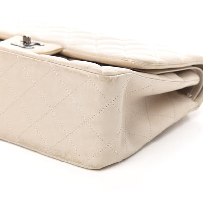 Chanel Lambskin Quilted Jumbo Double Flap Beige 9 of 12
