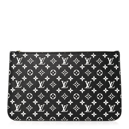Louis Vuitton Monogram Giant Jungle Neverfull MM GM Pochette Black 1 of 8