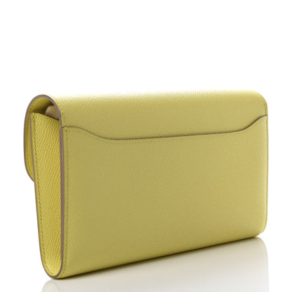 Hermes Epsom Constance Long Wallet Soufre 3 of 8