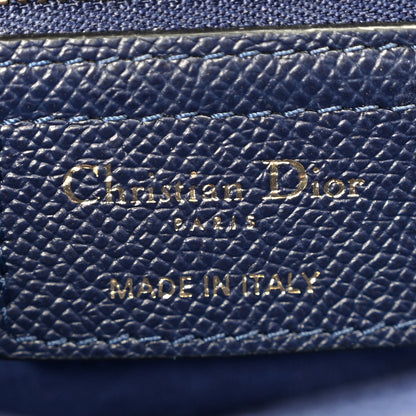 Christian Dior Grained Calfskin Saddle Bag Navy 6 of 10