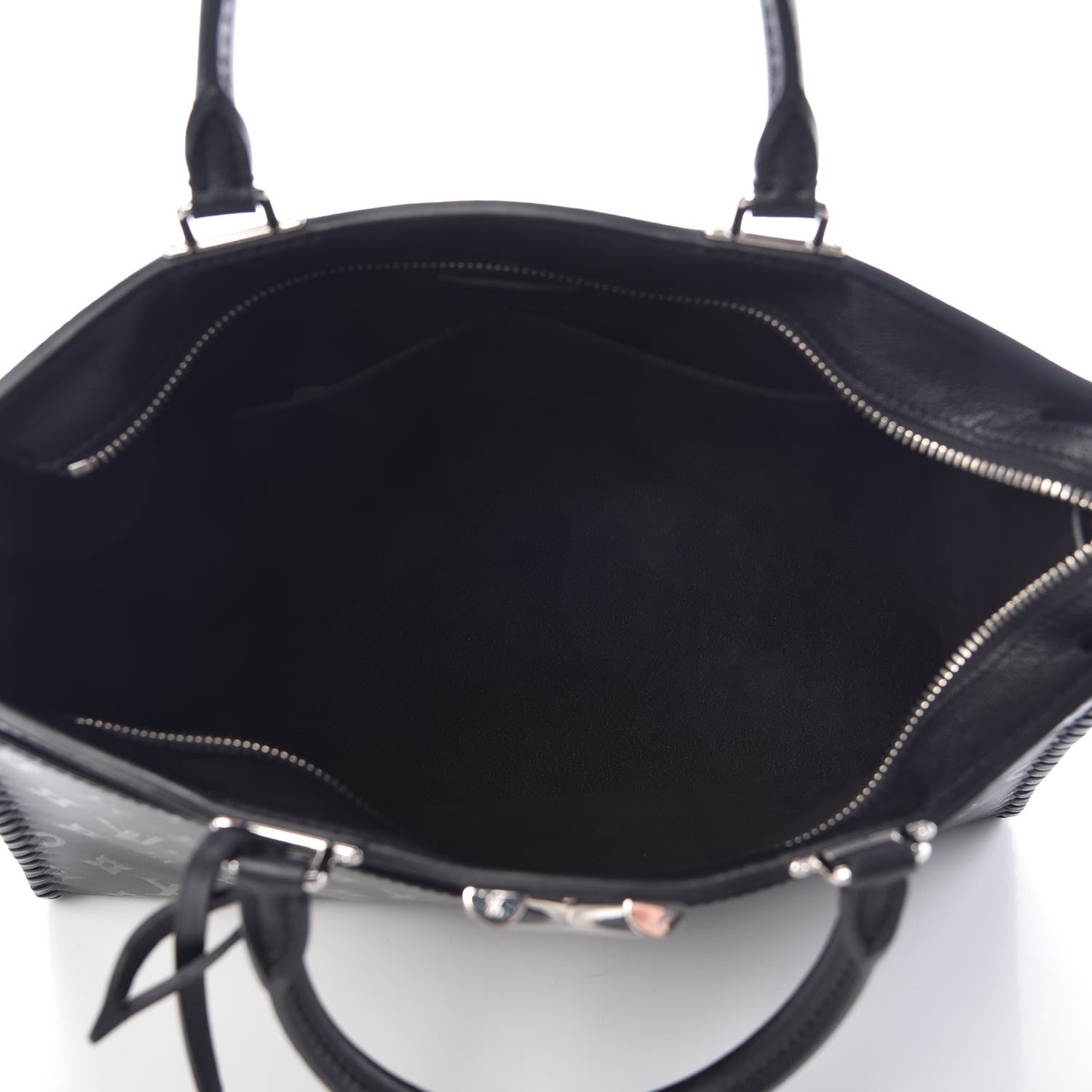 Louis Vuitton Monogram Cuir Plume Very Zipped Tote Black 5 of 7