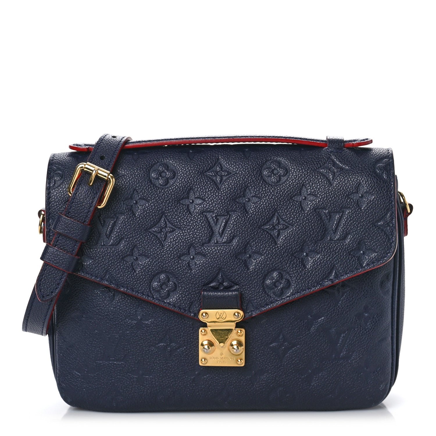 Louis Vuitton Empreinte Pochette Metis Marine Rouge 1 of 9
