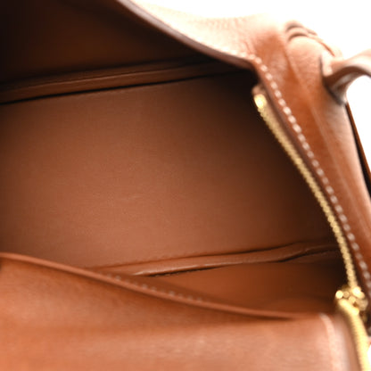 Hermes Barenia Faubourg Mini Lindy 20 Fauve Ficelle 5 of 11