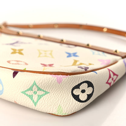 Louis Vuitton Monogram Multicolor Pochette Accessories White 8 of 8