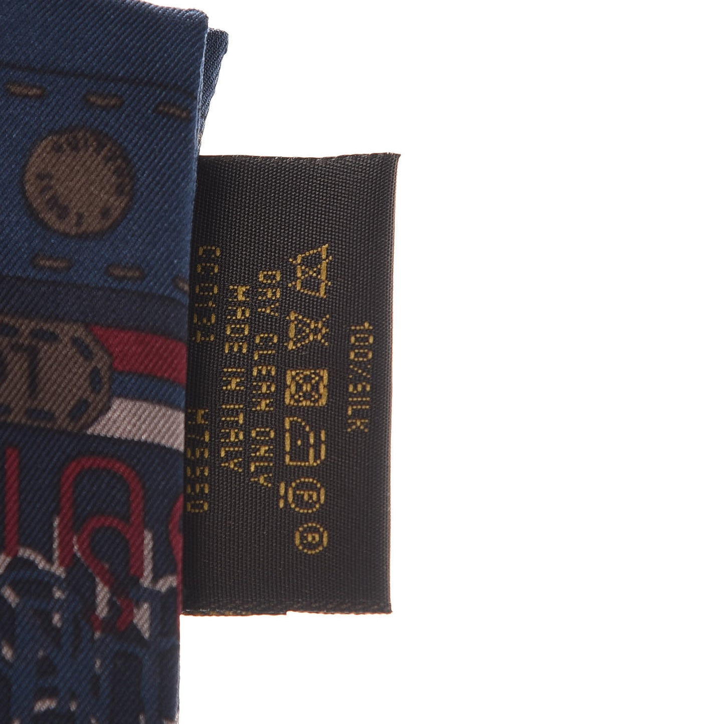 Silk Monogram Map Bandeau Petrole Blue