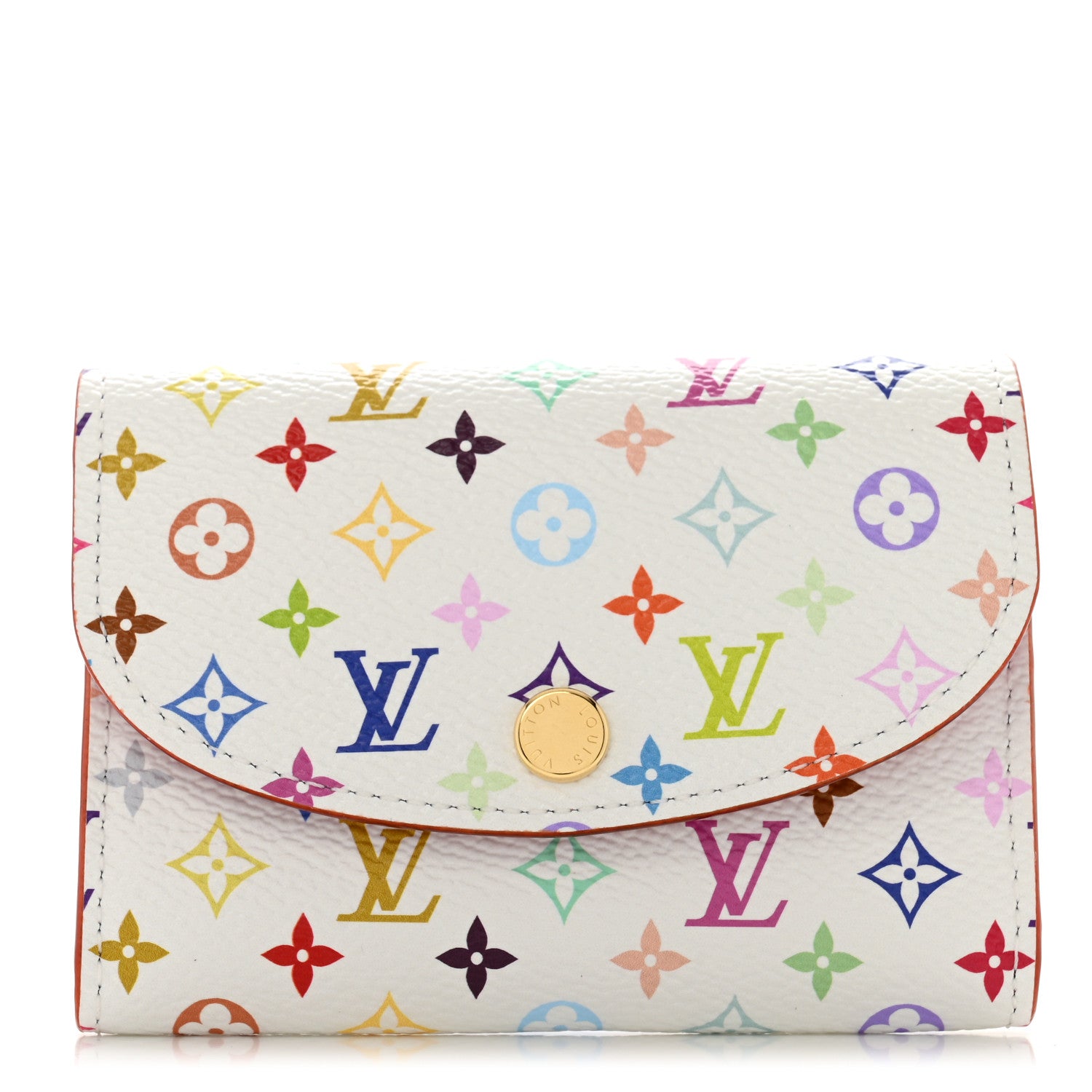 Louis Vuitton LV X TM Monogram Multicolor Rosalie Coin Purse White Kawaii Pink 1 of 6