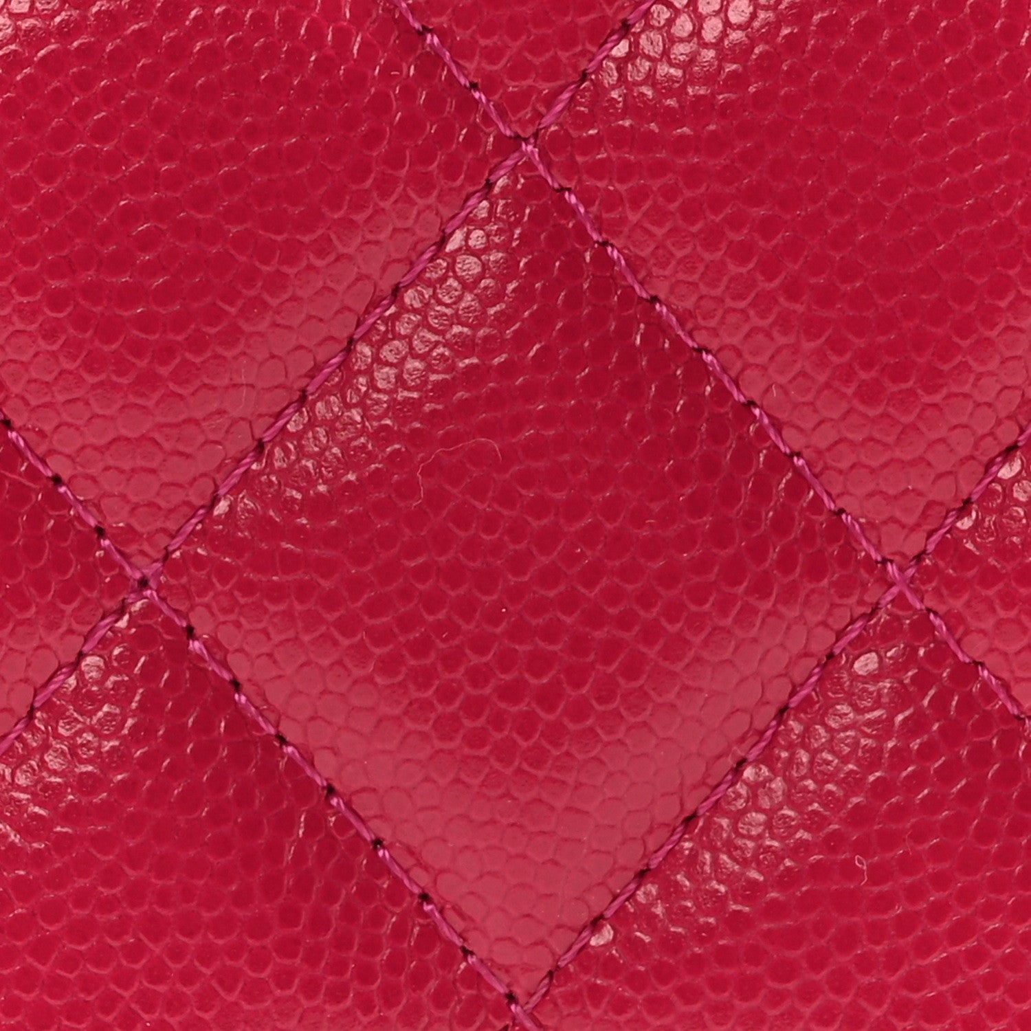 Chanel Caviar Quilted Twist Your Buttons Wallet On Chain WOC Fuchsia 8 of 11