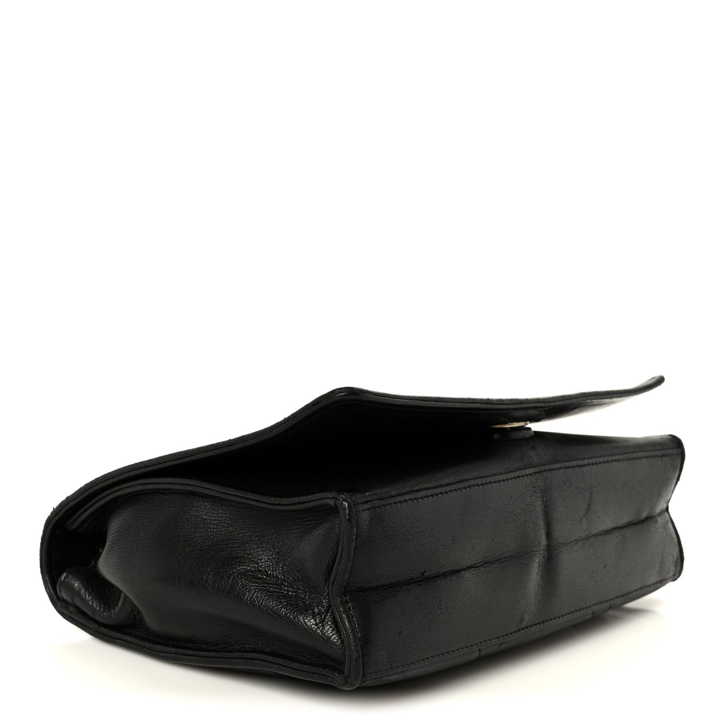 Chanel Lambskin Quilted Diamond CC Flap Black 4 of 11