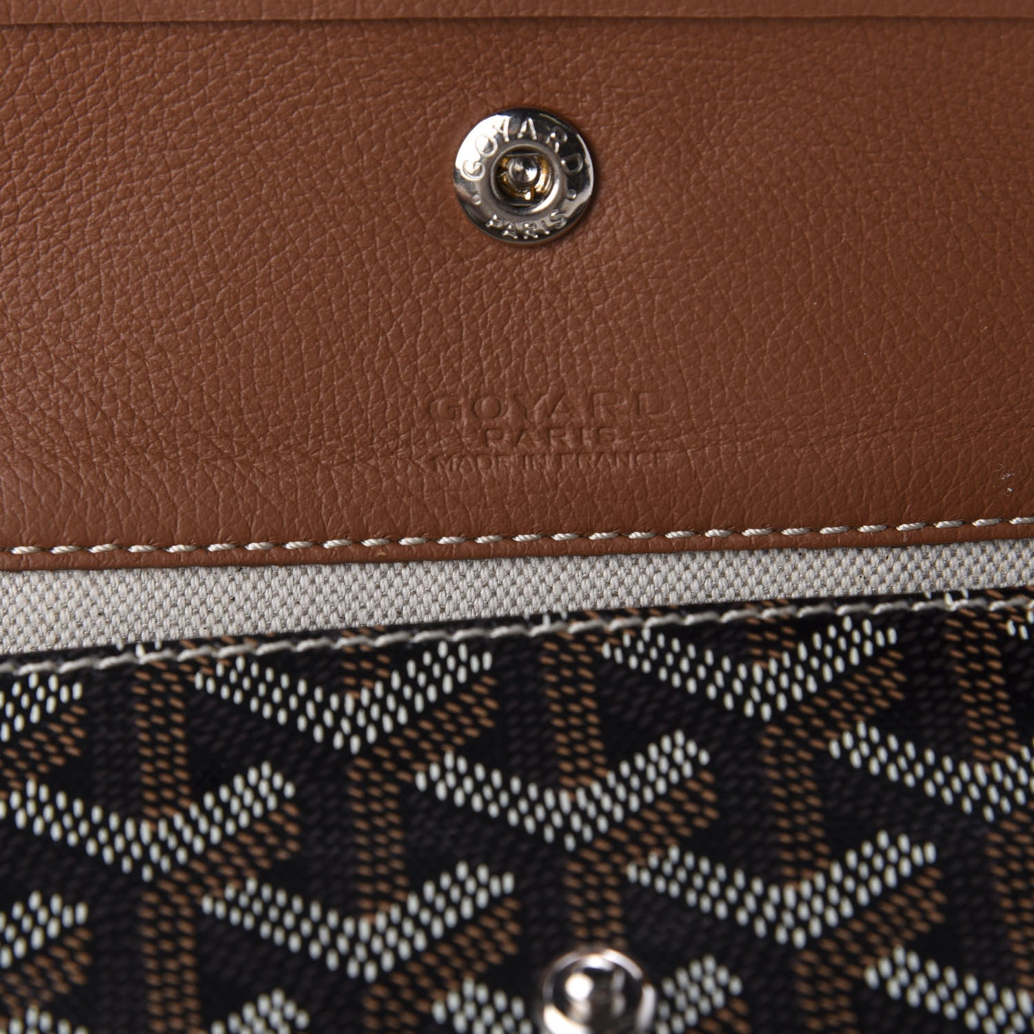Goyard Goyardine Saint Louis GM Black Gold 8 of 9