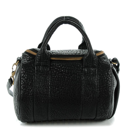 Alexander Wang Pebbled Lambskin Rockie Black Antique Brass Hardware 1 of 8