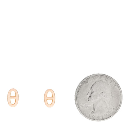 Hermes 18K Rose Gold TPM Farandole Stud Earrings 2 of 4