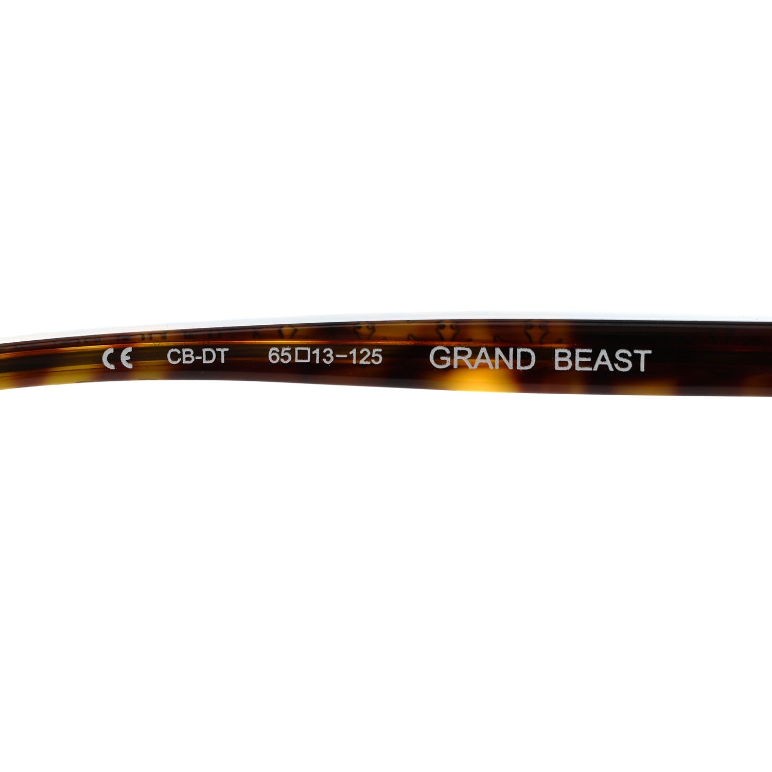 Chrome Hearts Grand Beast Aviator Sunglasses Tortoise 1521245