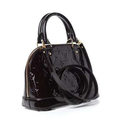 Louis Vuitton Vernis Alma BB Amarante 3 of 10