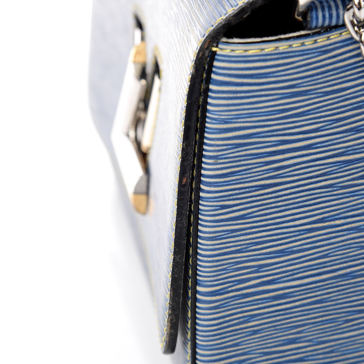 Louis Vuitton Epi Twist Shoulder Bag MM Denim Light 11 of 12
