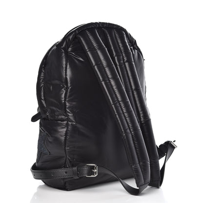 Stella McCartney Polyamide Falabella Go Glitter Stars Backpack Black 3 of 7