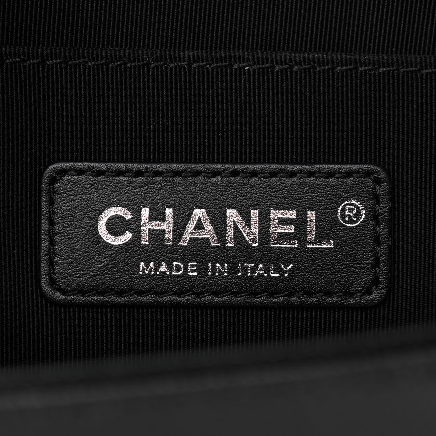 Chanel Caviar Chevron Quilted Medium Boy Flap Black 6 of 10
