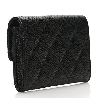 Chanel Caviar Quilted Flap Card Holder Black 3 of 7