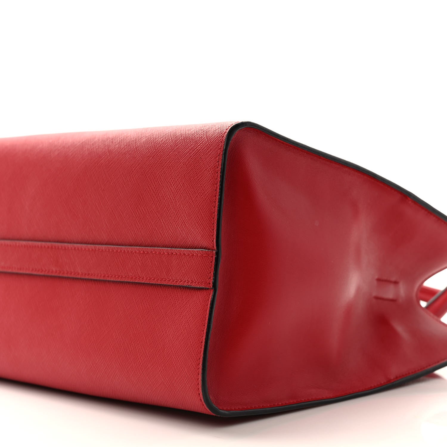 Prada Saffiano Soft Calfskin Tote Fuoco 7 of 7