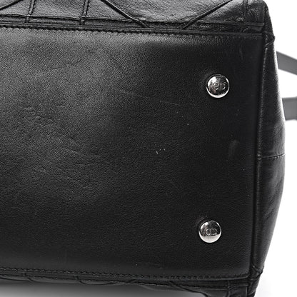 Christian Dior Lambskin Cannage Medium Granville Tote Black 13 of 17