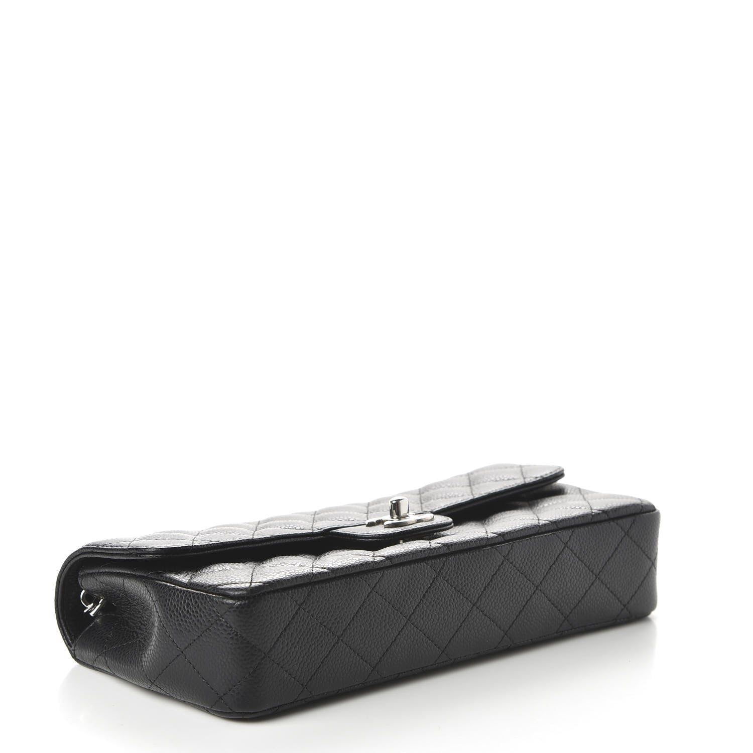 Chanel Caviar Quilted East West Flap Black 4 of 10