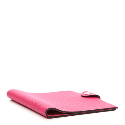 Hermes Togo Ulysse PM Notebook Cover Rose Mexico 4 of 7