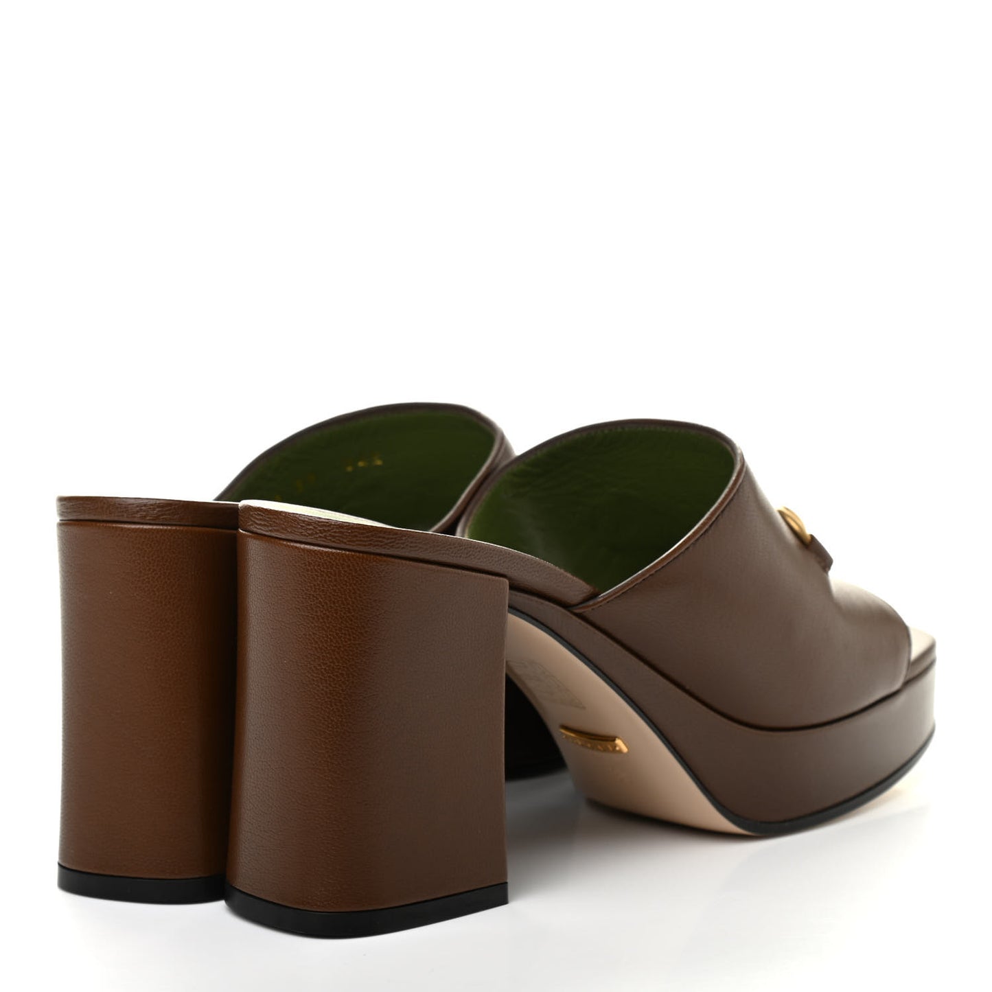 Granada Kid Houdan Platform Slide Sandals 39 Brown Sugar