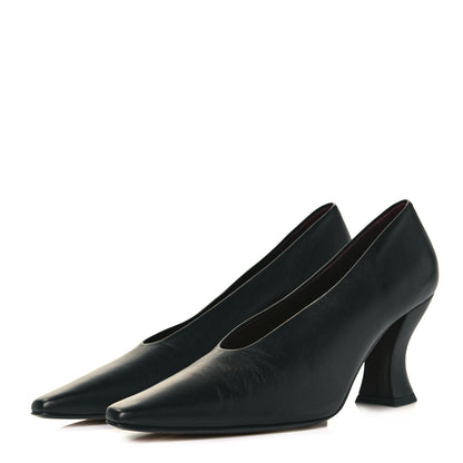 Bottega Veneta Nappa Almond Pumps 38.5 Black 3 of 8