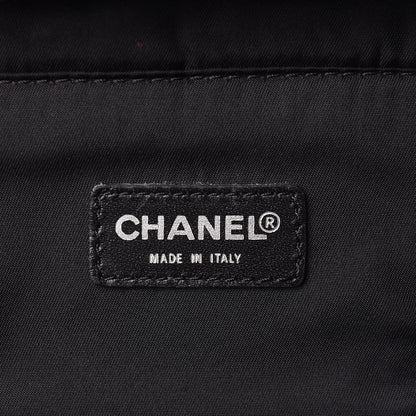 Chanel Nylon Travel Laptop Briefcase Black 9 of 13