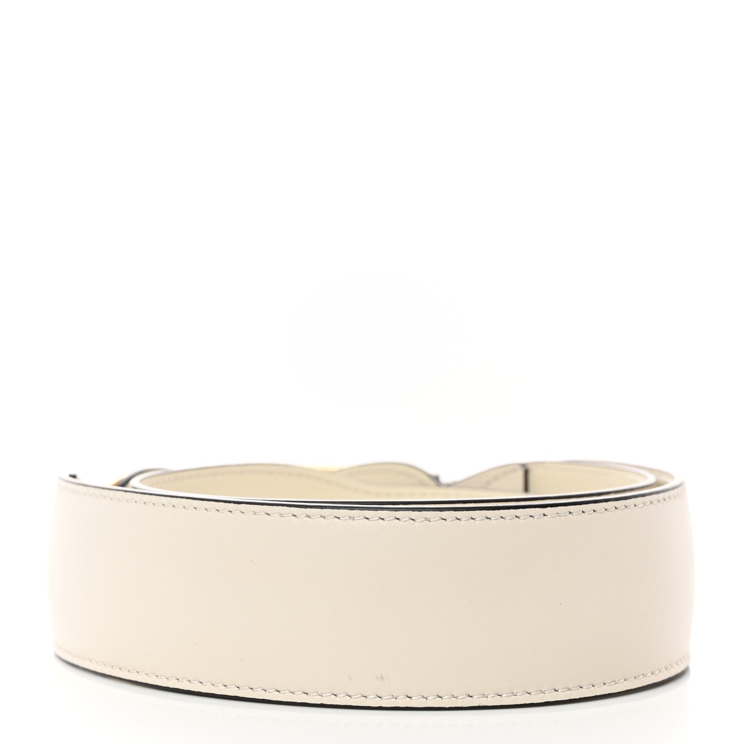 Gucci Efesto Leather Horsebit 25mm Belt 85 34 Mystic White 2 of 5