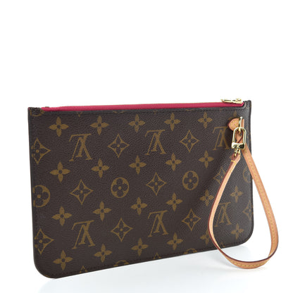 Louis Vuitton Monogram Neverfull MM GM Pochette Pivoine 3 of 9