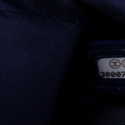 Chanel Denim Quilted Large Chanel 19 Flap Blue 8 of 12