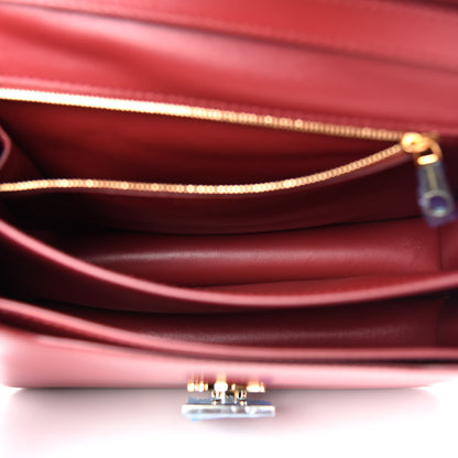 Burberry Calfskin Medium TB Bag Crimson 5 of 10