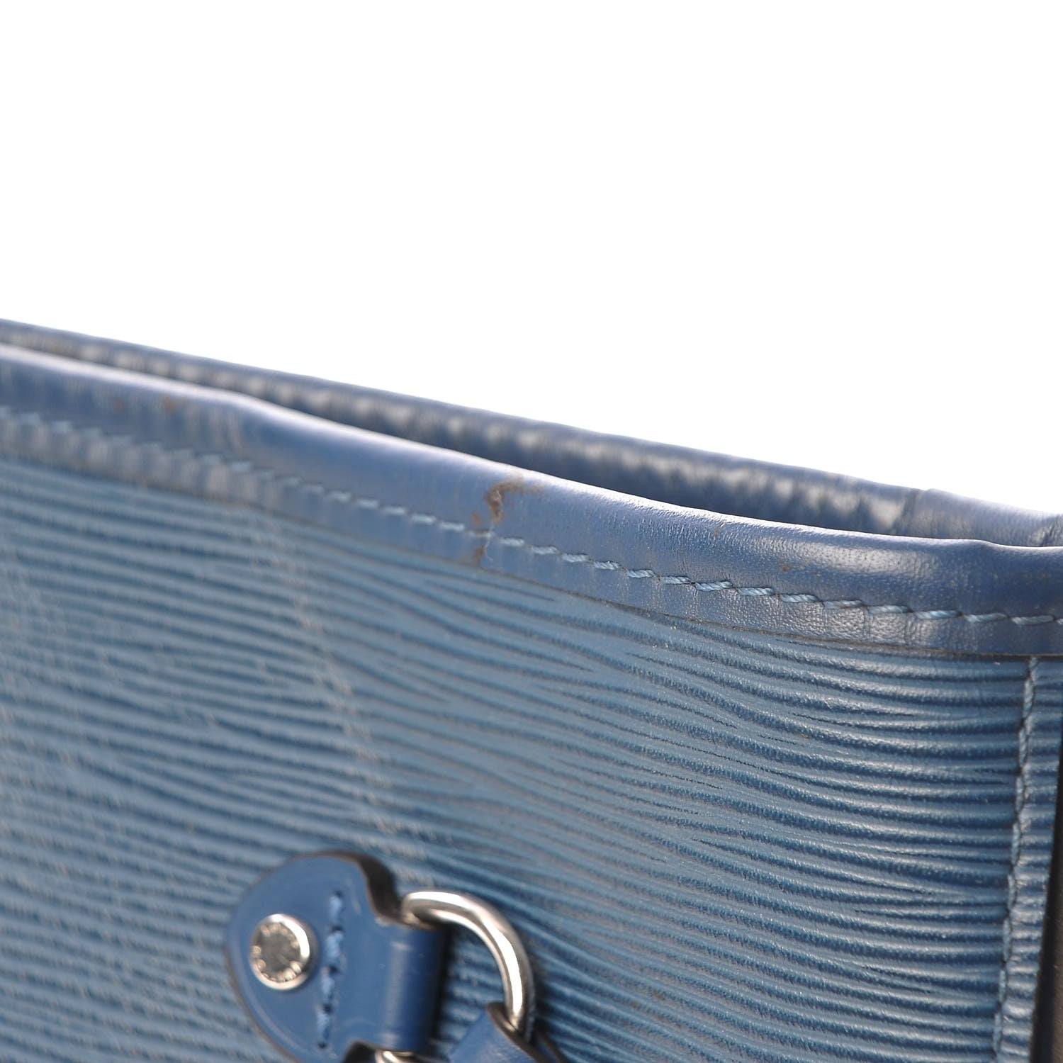 Louis Vuitton Epi Neverfull MM Blue Celeste 8 of 16