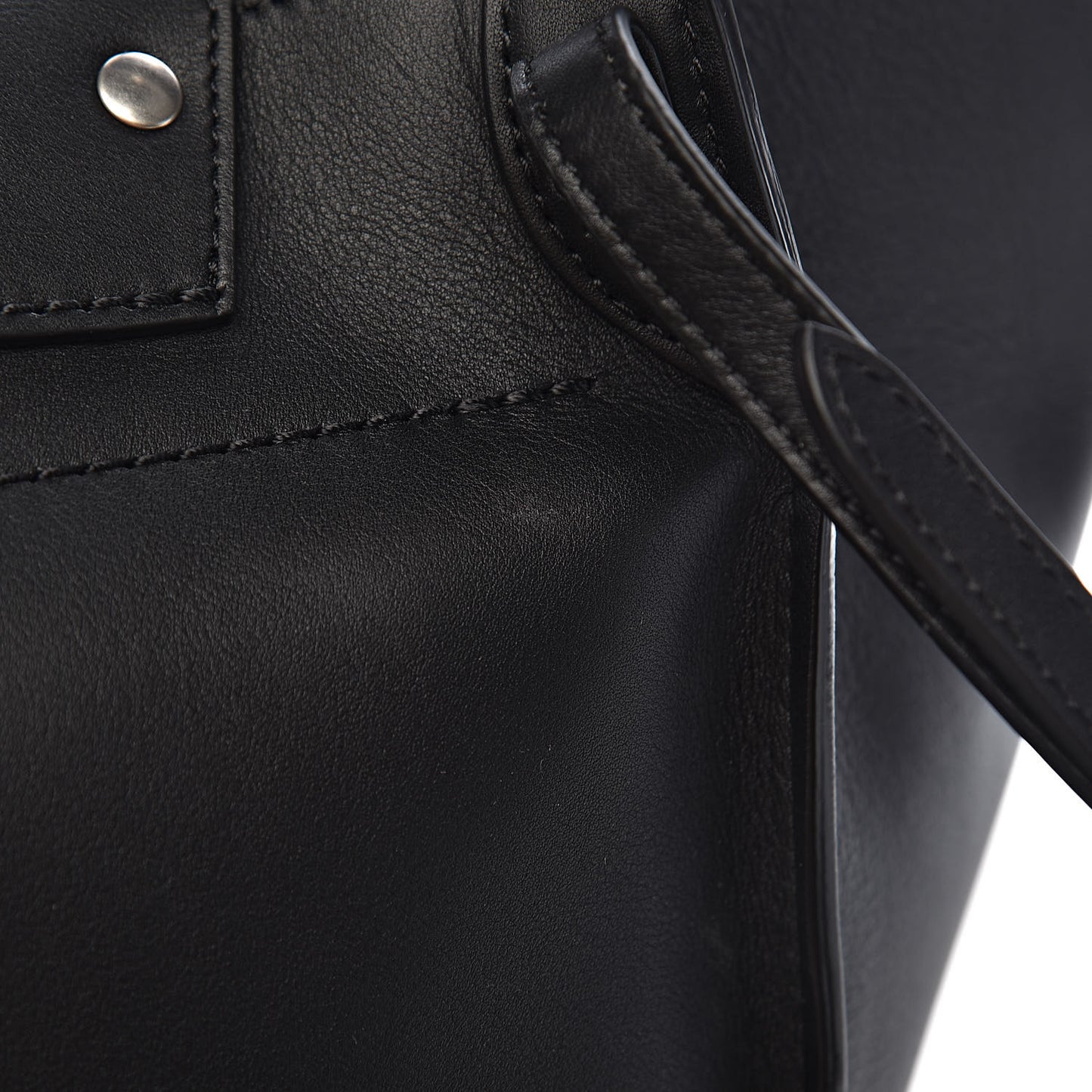 Smooth Calfskin Small Big Bag Black