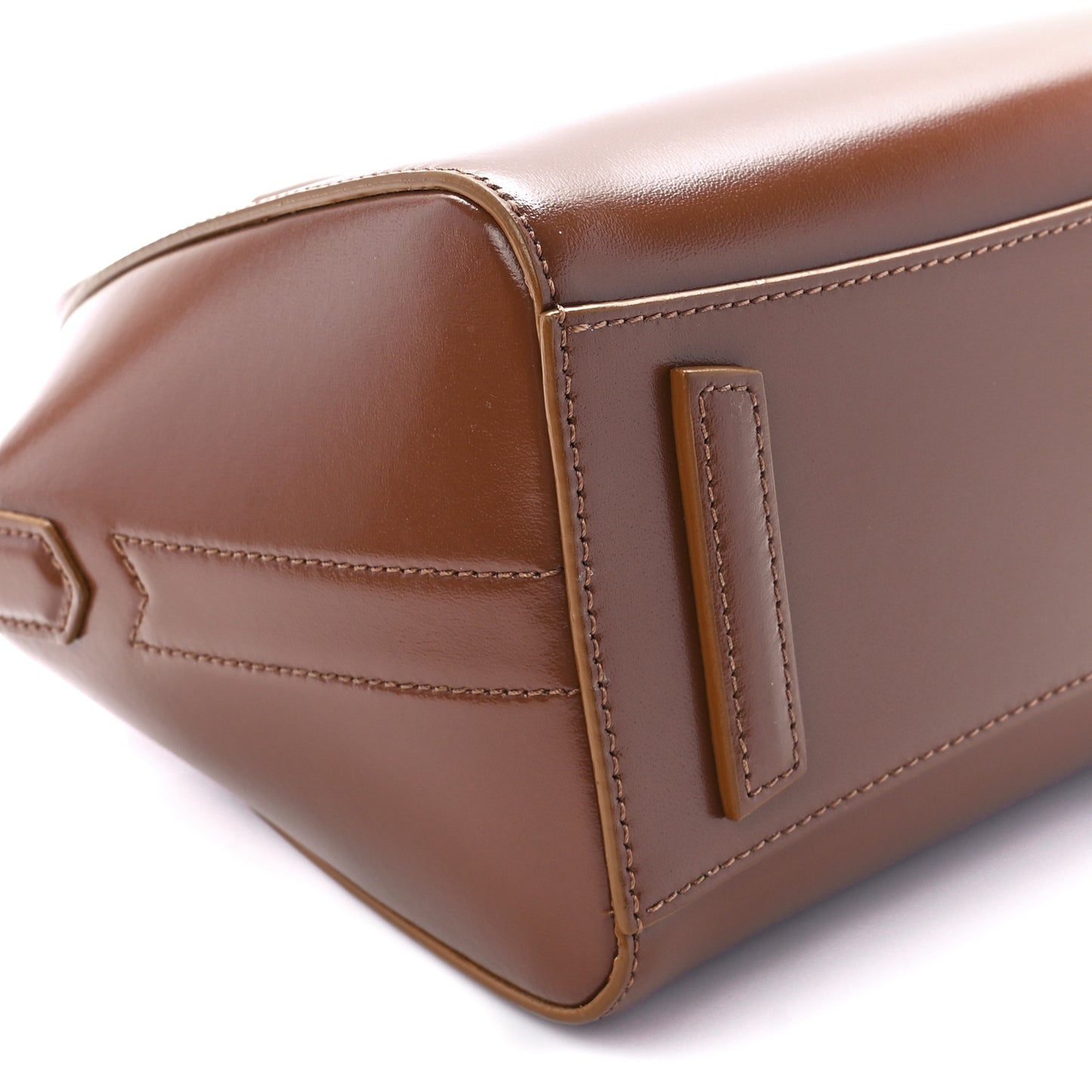Shiny Lord Calfskin Mini Antigona Tan