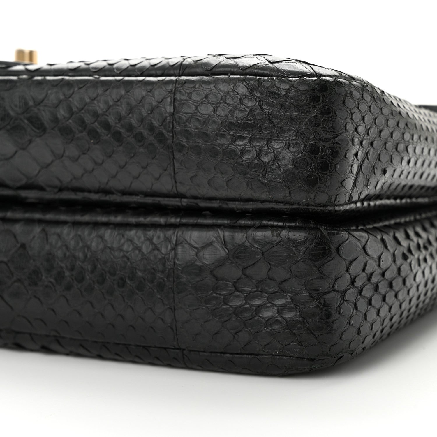 Chanel Snakeskin CC Flap Black 10 of 12